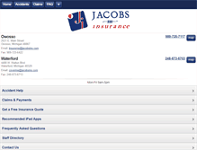Tablet Screenshot of jacobsinsurance.com